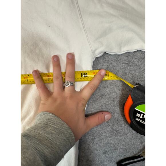 VINTAGE Chaps Ralph Lauren Sweatshirt Mens XL White Pullover Embroidered USA Y2K - Picture 2 of 8